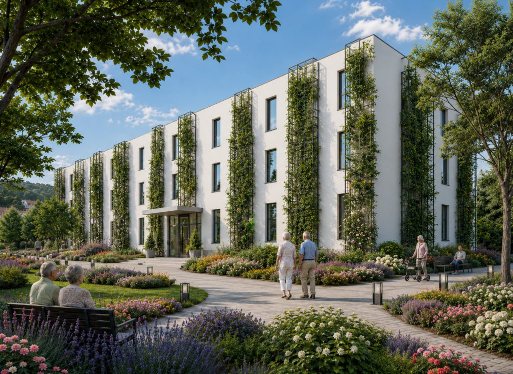 Modular care home for seniors